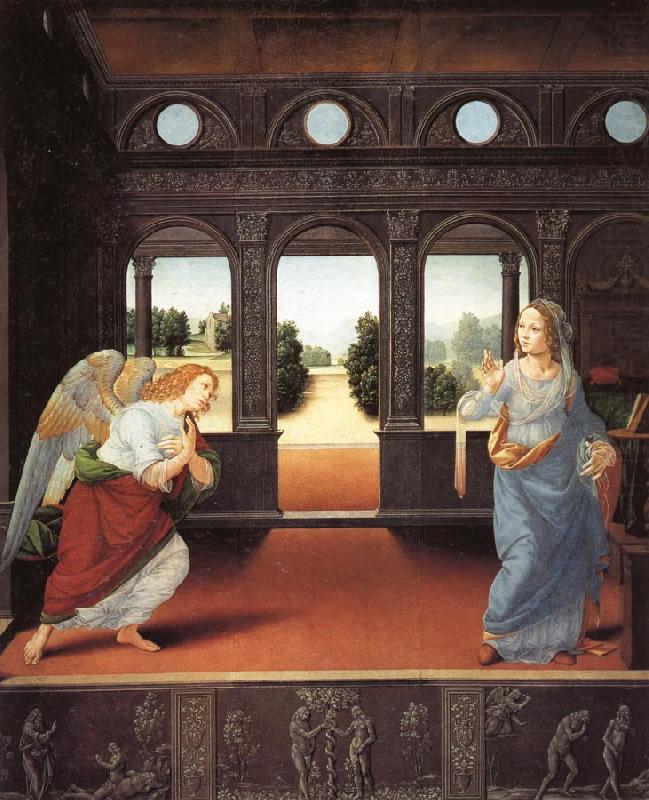 The Annunciation, LORENZO DI CREDI